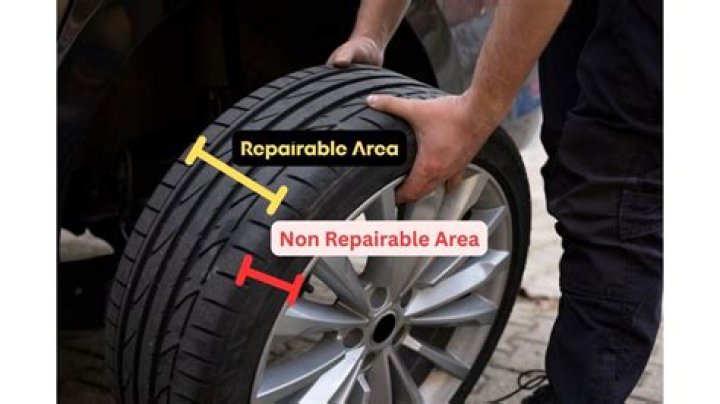 Can a tyre be repaired after using foam?