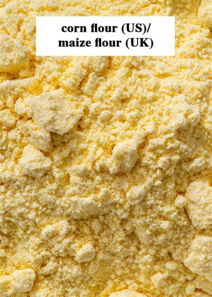 Can cornflour be substituted for plain flour?
