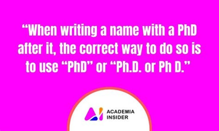 Can I use PhD ABD?