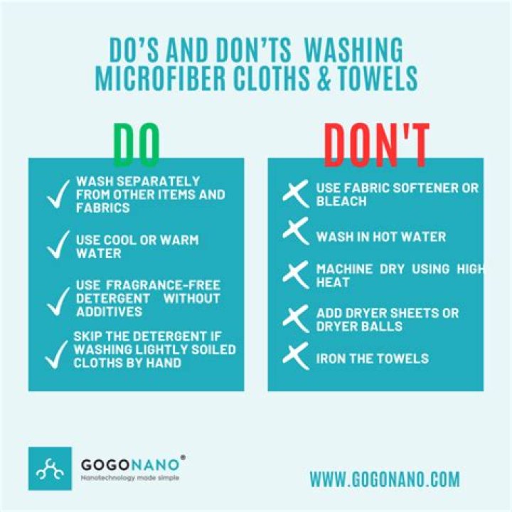 Can microfiber cloths be washed