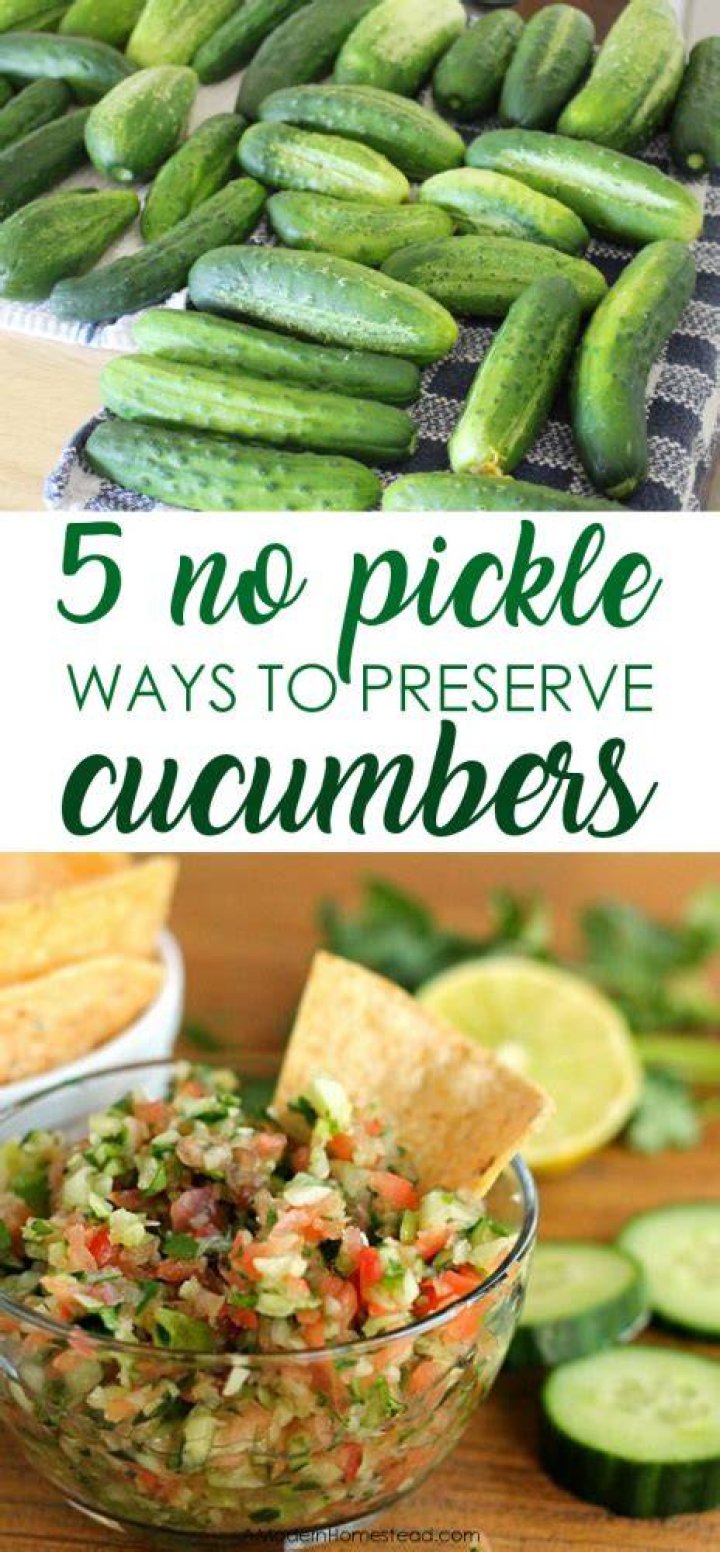 Can you can cucumbers without pickling