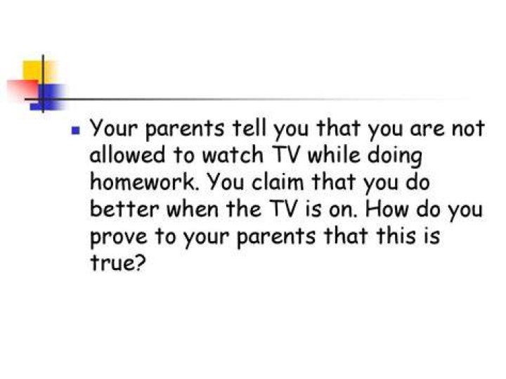 Can you watch TV while doing homework?