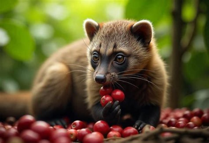 Do any animals eat coffee beans?