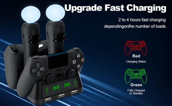 Do PS3 controllers light up when charging?