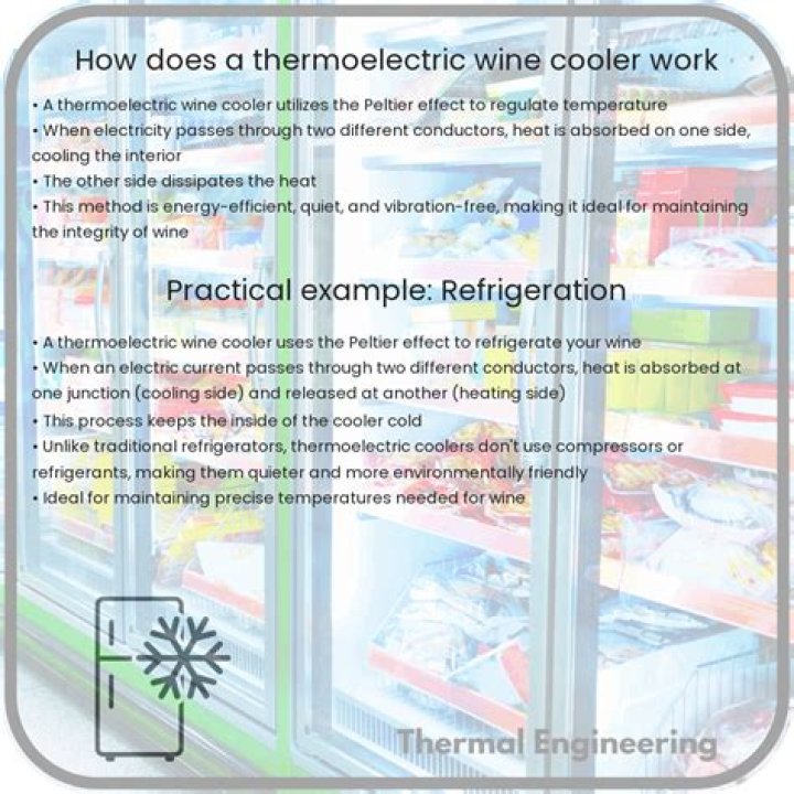 Do thermoelectric wine coolers work