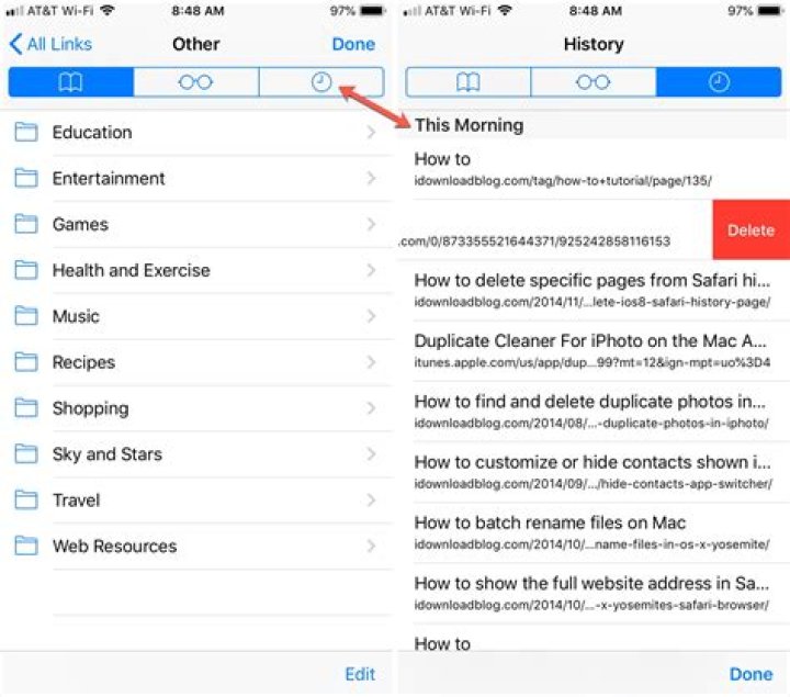 Does clearing history delete everything on Safari?