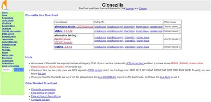 Does clonezilla work with Windows Server?