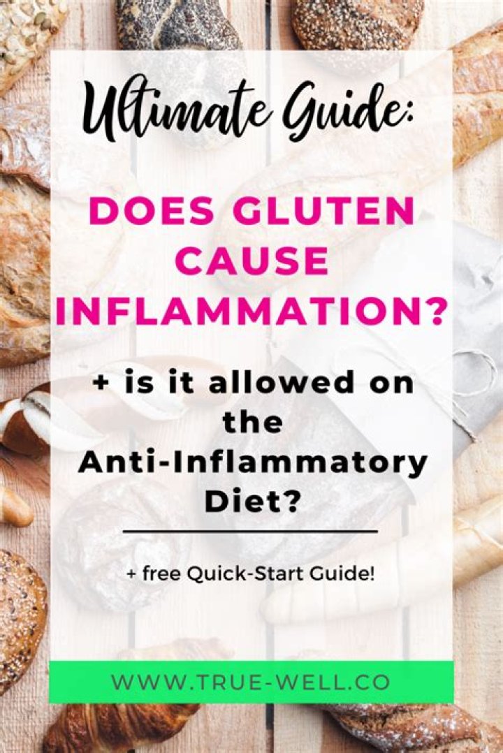Does gluten cause intestinal inflammation