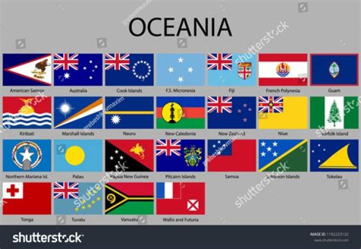 Does Oceania have a flag