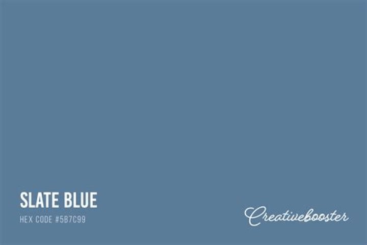 Does slate have blue in it
