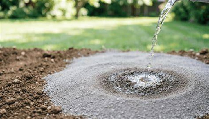 Does water drain through stone dust