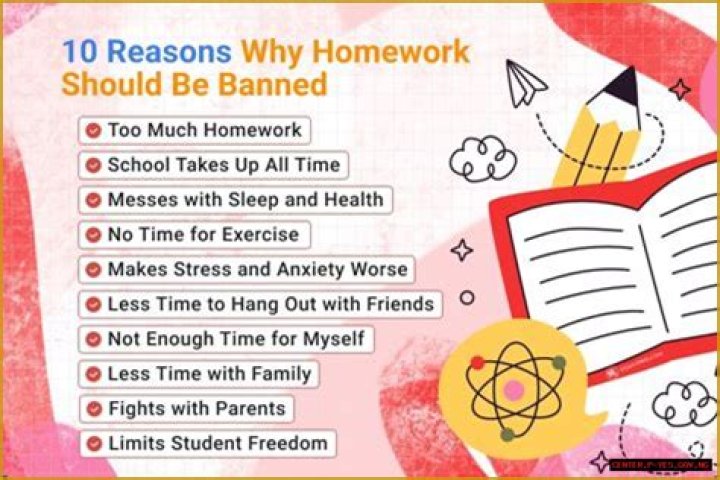 How can homework be prevented from stress?