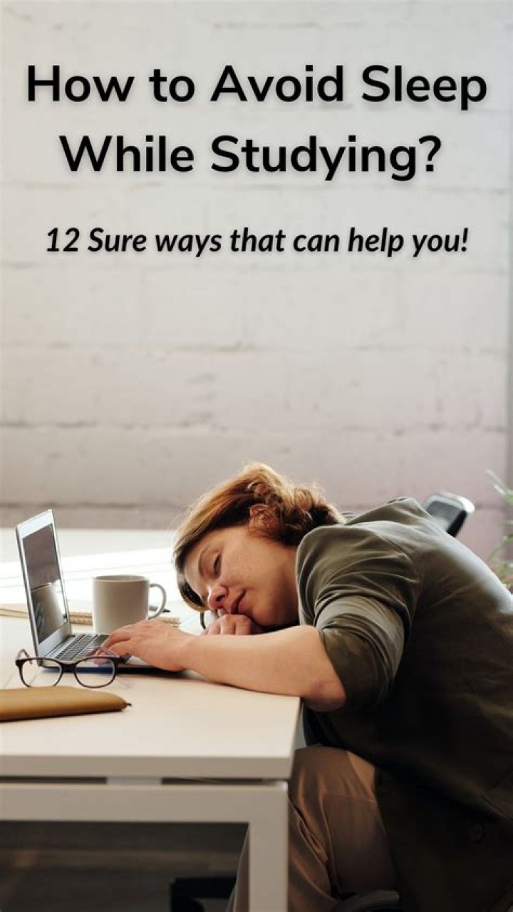 How can I stop feeling sleepy while studying?