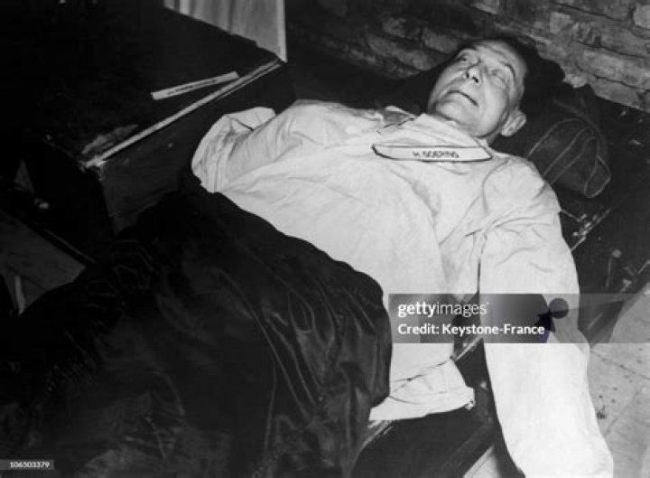 How did Hermann Goering die?