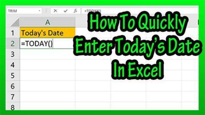 How do I automatically enter date when data is entered?