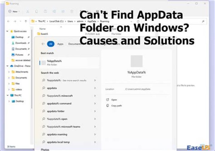 How do I find AppData on Windows 8?