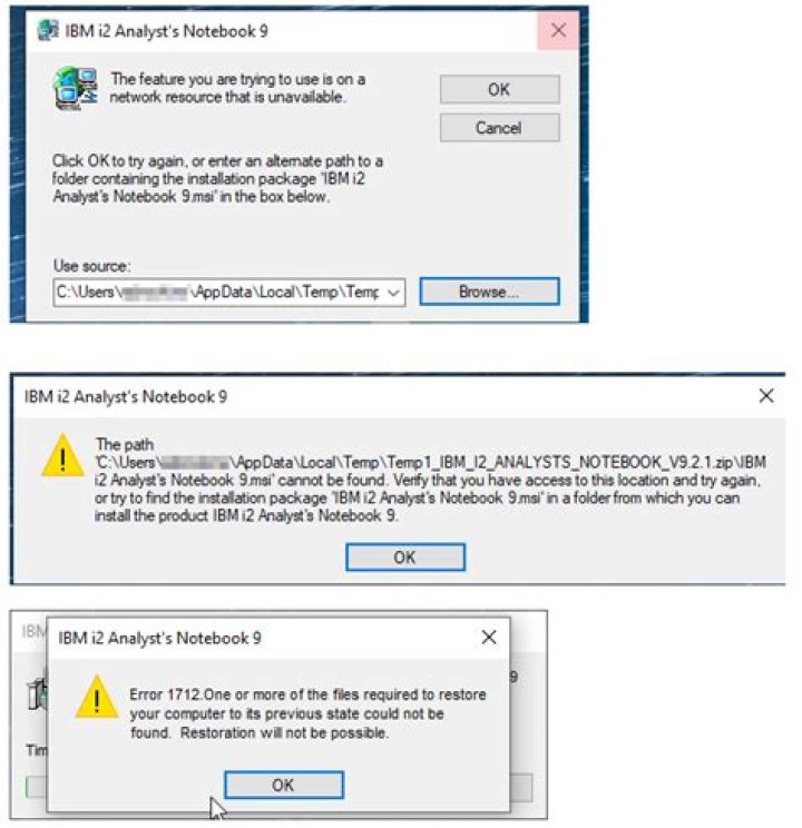 How do I fix error 1712?