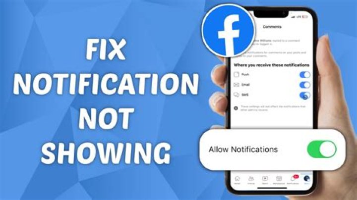 How do I fix Facebook notifications problem?