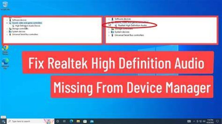 How do I fix high definition audio?