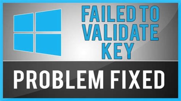 How do I fix setup failed to validate the product key?