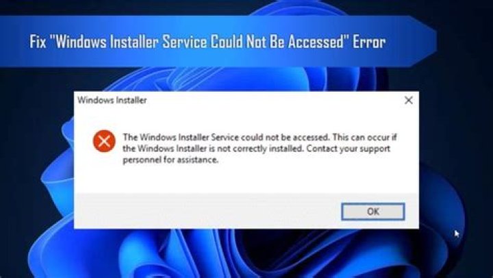 How do I fix windows installer service Cannot be accessed Windows XP?