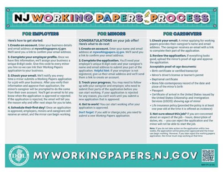 How do I get working papers in Florida?