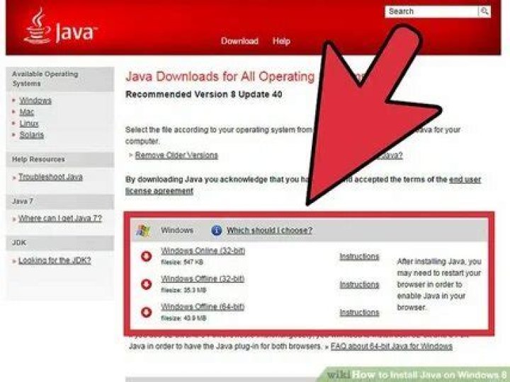 How do I install Java on Windows XP