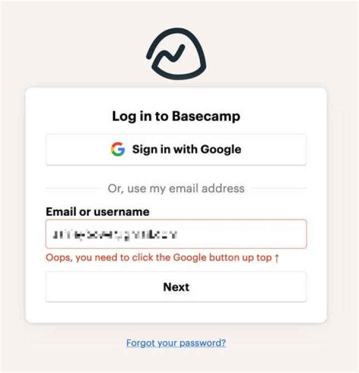 How do I log into basecamp?