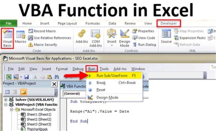 How do I make VBA project viewable in Excel?