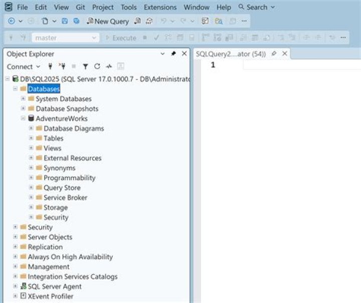 How do I open an Access database in SQL Server