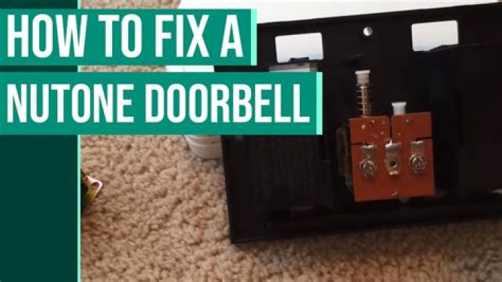 How do I remove a NuTone doorbell?