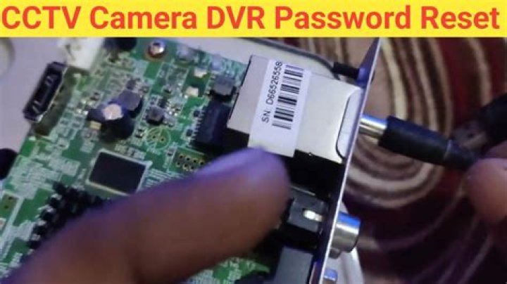 How do I reset my CCTV DVR password?