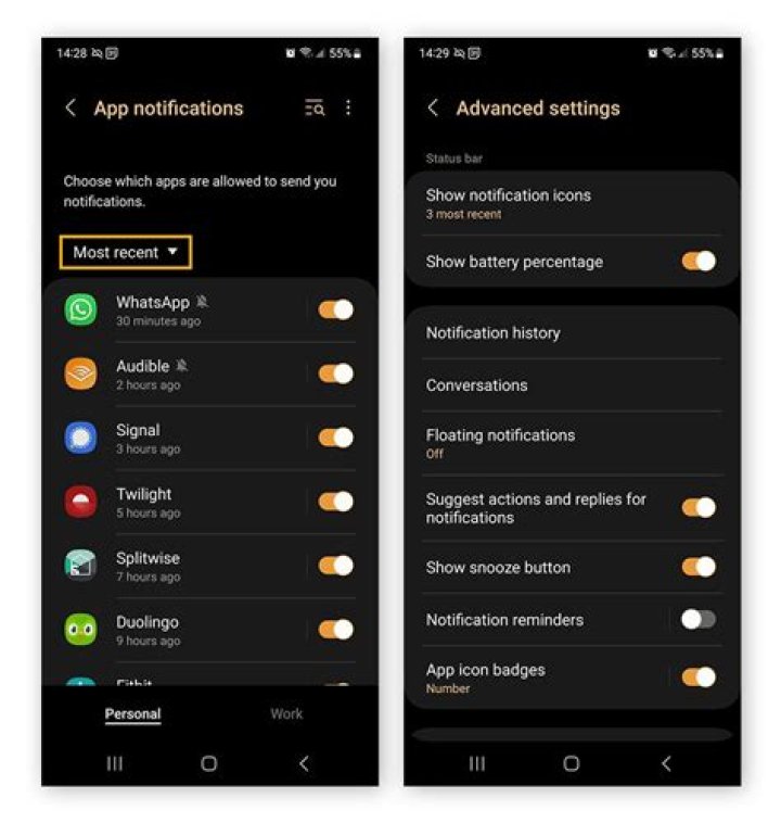 How do I stop Android from refreshing