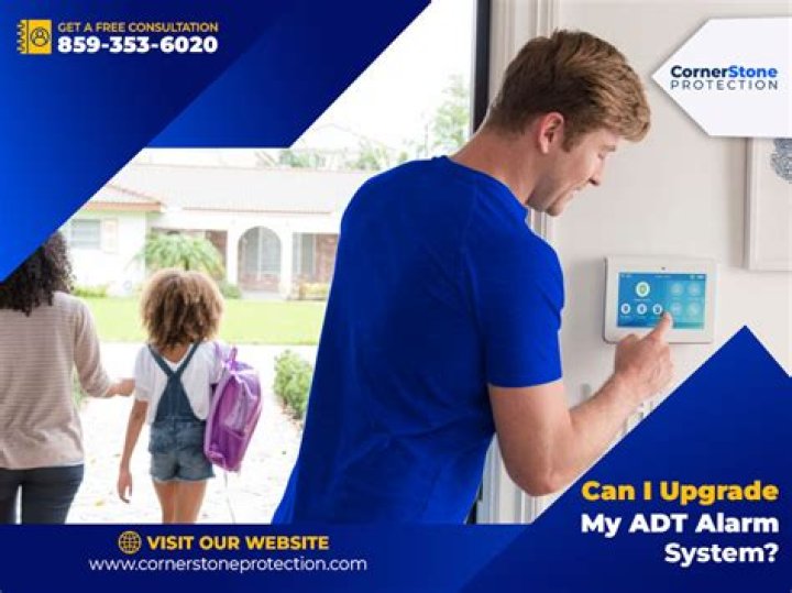 How do I update an existing alarm system?