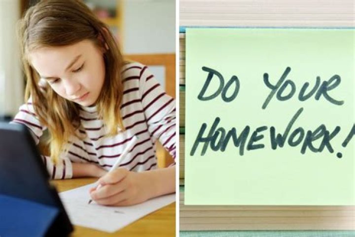 How do kids do their homework?
