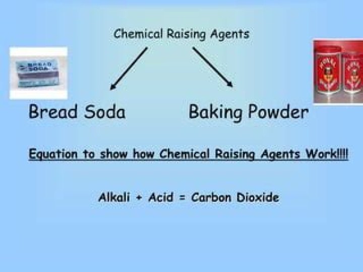 How do raising agents work in baking?