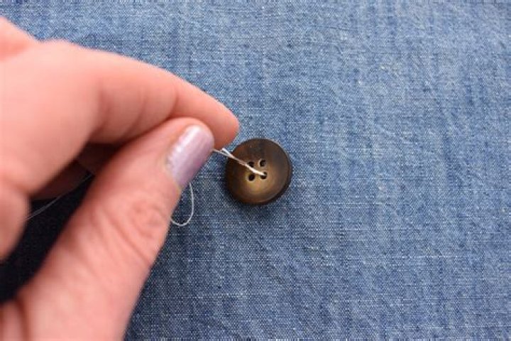 How do you attach a button without sewing?