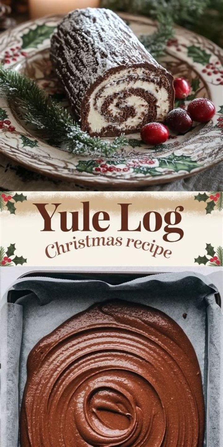 How do you burn a Yule log?