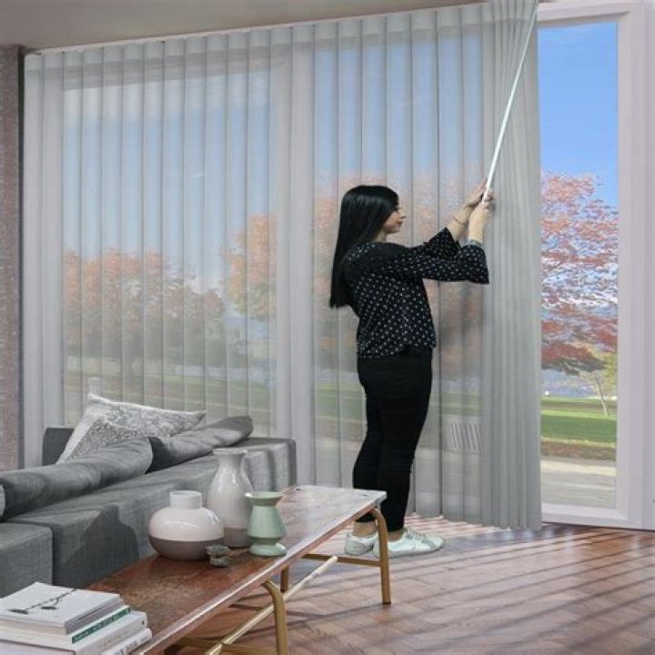 How do you clean sheer vertical blinds
