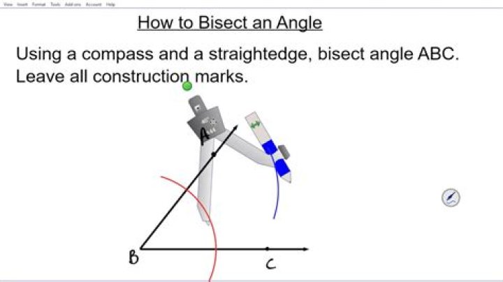 How do you construct a 90 degree angle and bisect it?