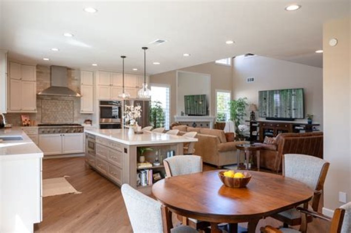 How do you create a open concept kitchen