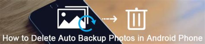 How do you delete Auto Backup pictures on android?