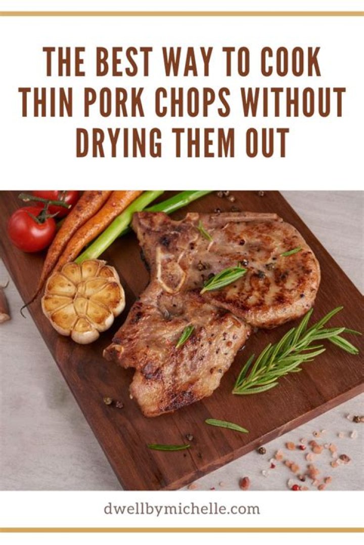 How do you keep pork chops from drying out?