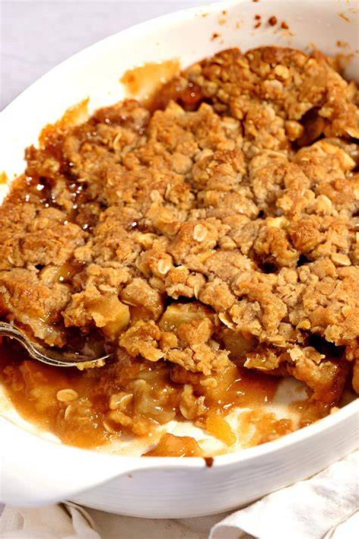 How do you know when Apple crumble is ready