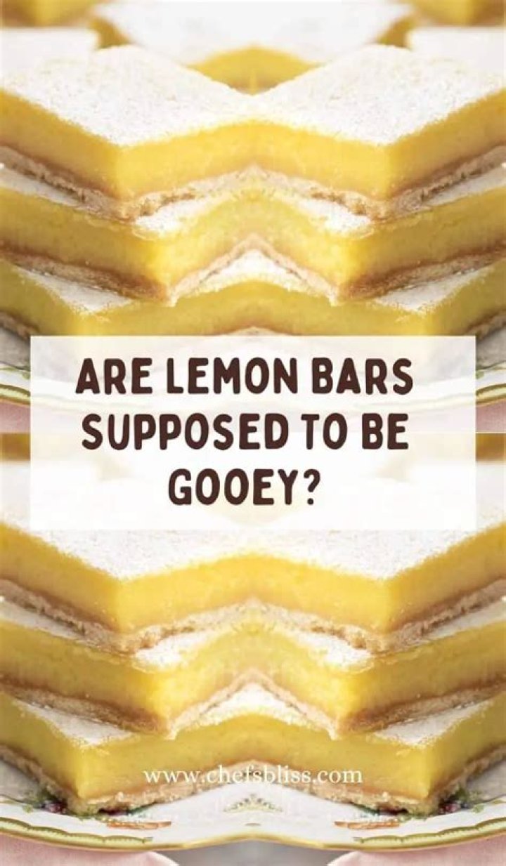 How do you know when lemon bars are ready?