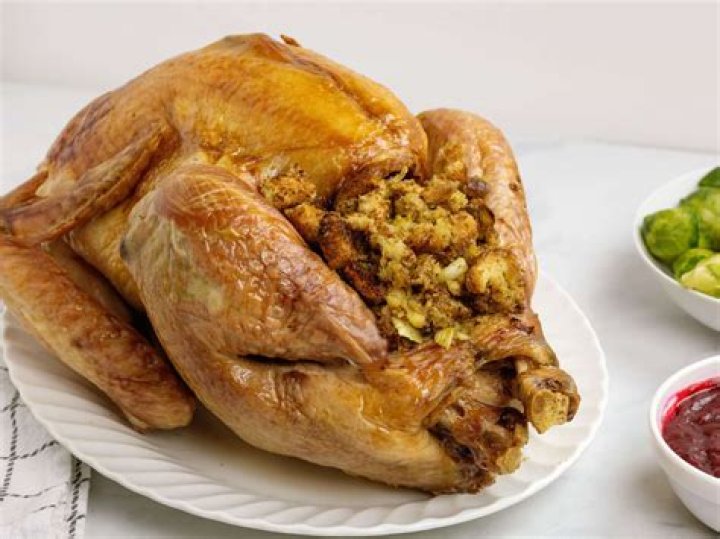 How do you know when turkey dressing is done?