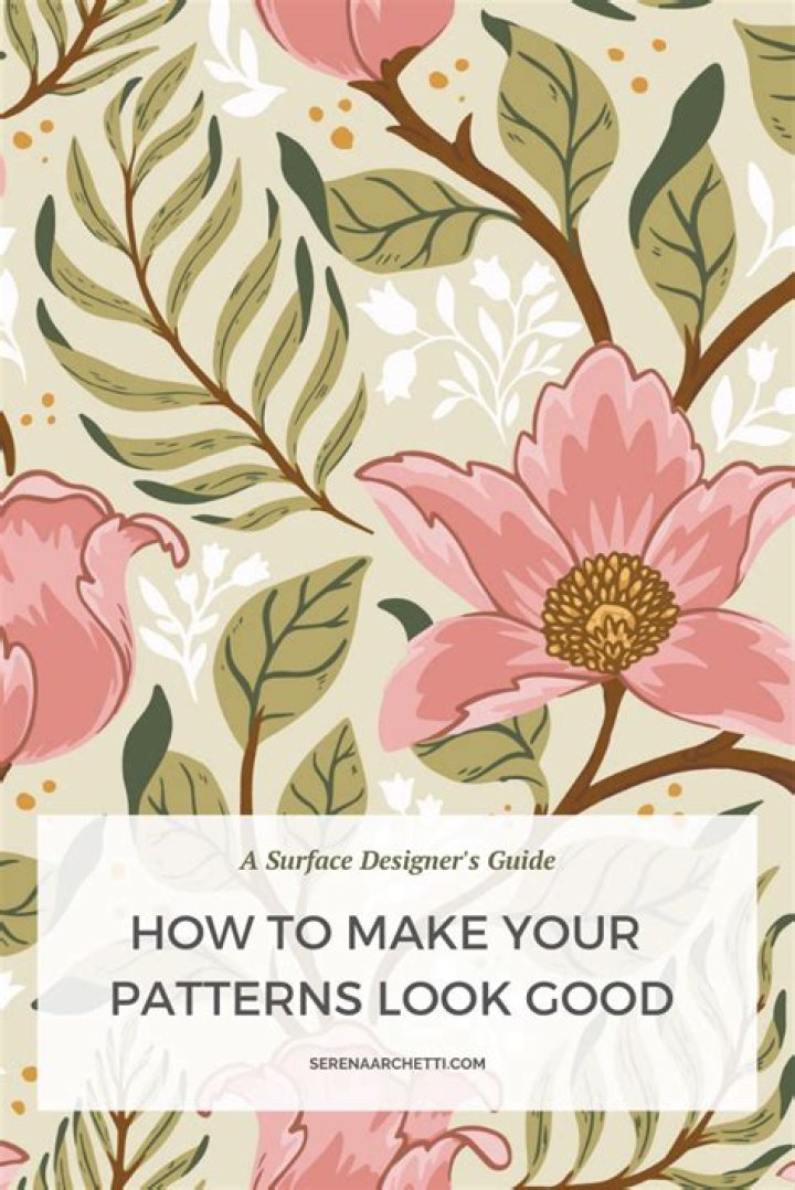 How do you make a surface pattern