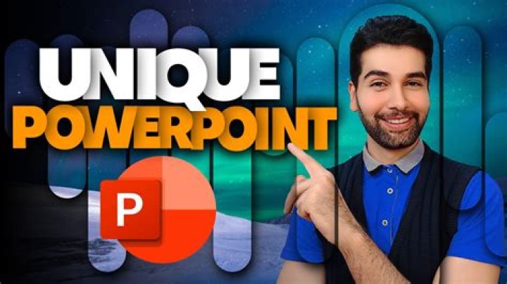 How do you make a unique background in PowerPoint?