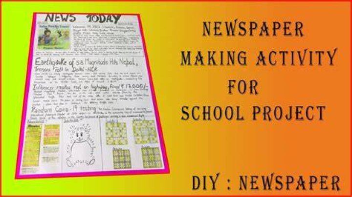 How do you make newspaper stuff?