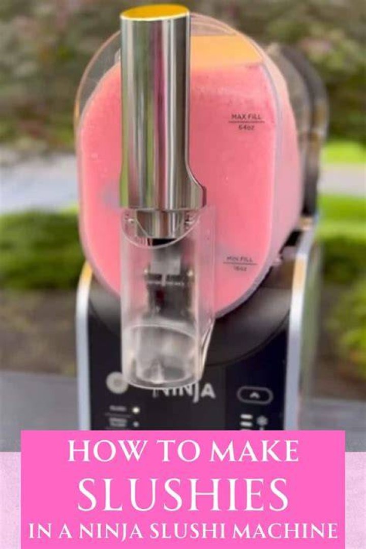 How do you make slushies with a machine